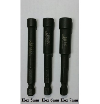 Screwdriver Sockets (Single Hex)